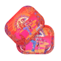 Sunset Dance Grateful Dead Small Metal Rolling Tray and Lid Combo 7x5.5"