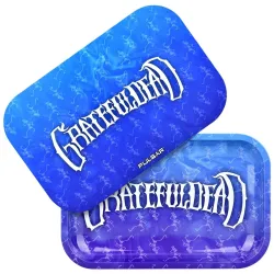 Dancing Skeletons Grateful Dead Metal Rolling Tray and Lid Combo 11x7"