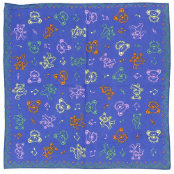 Grateful Dead Music Bears Bandana 22x22