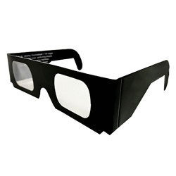 3D Paper Glasses BLACK