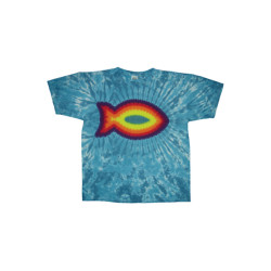 Tie Dyed T-Shirt Rainbow Fish