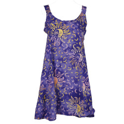 Purple Suns Hary Dary Short Strap Dress