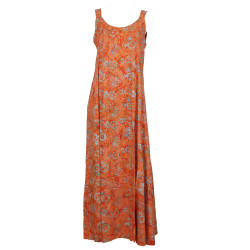 Tangerine Hary Dary Long Strap Dress