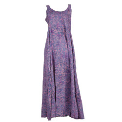 Purple Multi Hary Dary Long Strap Dress