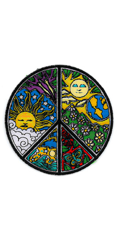 Dan Morris Peace Sign Patch 3.5"