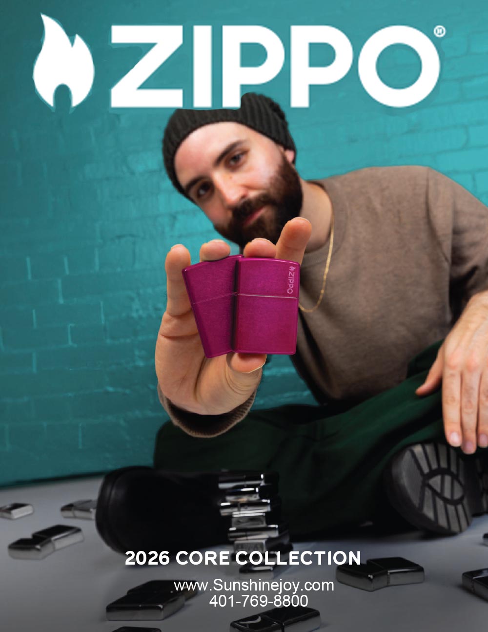 Cover of the 2026 Zippo Core Collection Catalog