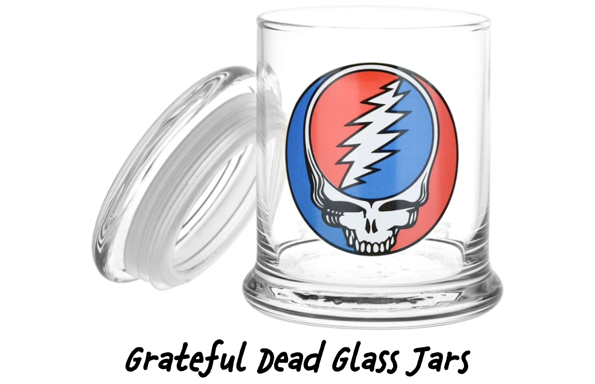Grateful Dead Glass Jars