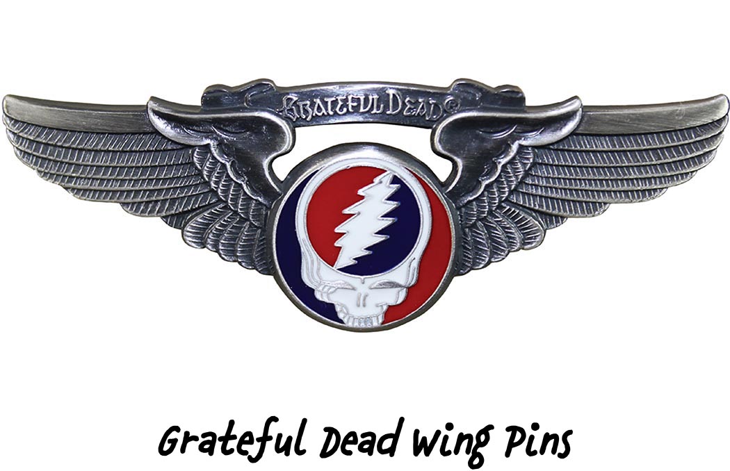 Grateful Dead Wing Pins