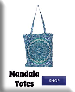 mandala tote bags wholesale
